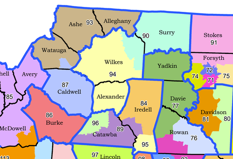 District & Precinct Maps - Wilkes Democratic Party